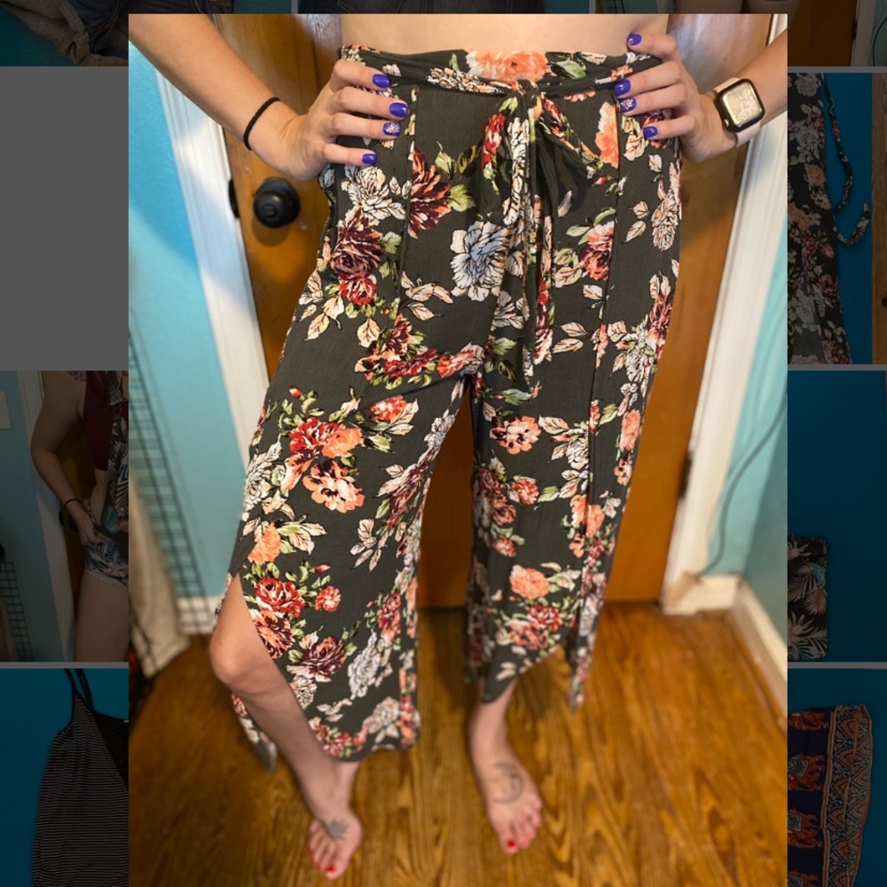 Wide leg pants
